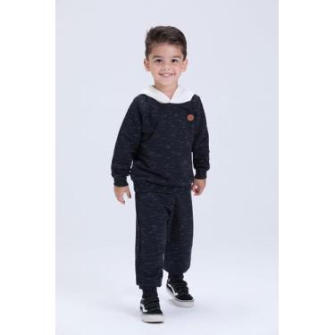 Imagem de Conjunto Infantil de Inverno Masculino Moletom Jet - Vida Costeira Ofi