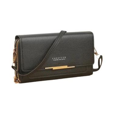 Imagem de Carteira De Ombro Multifuncional Coreana Feminina, Clutch De Comprimen