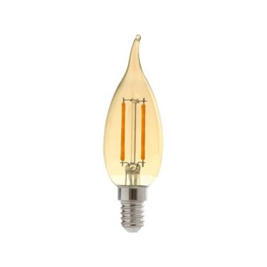 Imagem de Lampada led filamento vintage retro 2w 220v 2200k e-14 kian, 220V