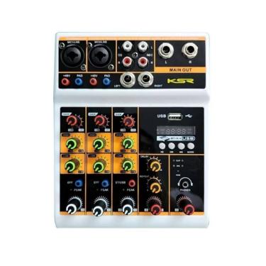 Imagem de Mesa De Som KSR 4 Canais USB Bluetooth KTL4