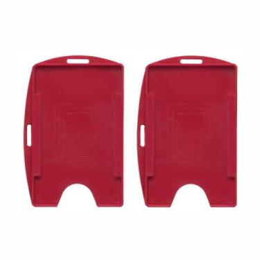 Imagem de Porta Crachá Vermelho Sólido Universal Cassmar 100un