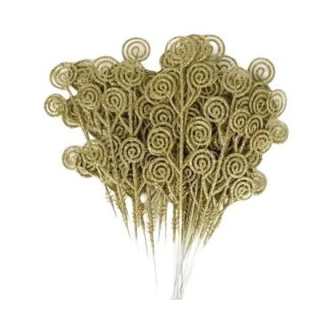 Imagem de Decoração De Árvore De Natal Com Galhos Encaracolados Brilhantes, 510 