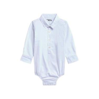 Imagem de Camisa Macaquinho Manga Longa Oxford Reserva Mini-Masculino