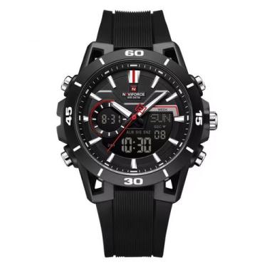 Imagem de Relógio masculino Dual display Esportivo Resistente à água 5atm - - NA