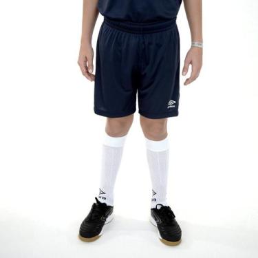 Imagem de Calção Infantil Umbro Legacy, Marinho, 16A