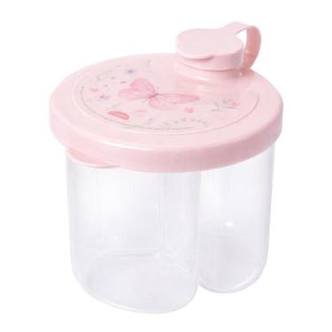 Imagem de Pote Porta Dosador De Leite Em Pó Bebê Fórmula 3 Divisórias - - PLASUT