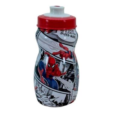 Imagem de Garrafa Infantil Squeeze Escolar 300ml Personagens Plasutil, Homem ara