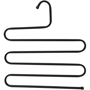 Imagem de Cabide Para Calças Em Inox Com 5 Divisorias Multifuncional - Clink, Pr