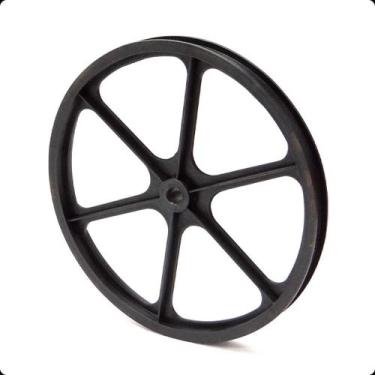 Imagem de Polia Agitador Colormaq Plástico Resistente Premium 242mm Preta - PLAS