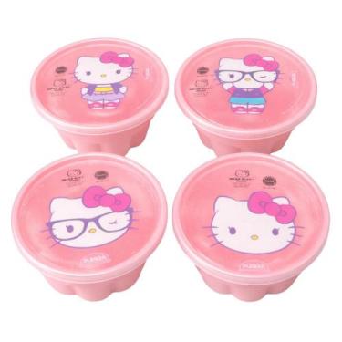 Imagem de Kit Formas De Gelatina Gelo Flan E Pudim Infantil Forminhas - PLASUTIL