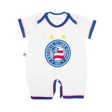 Imagem de Macacão Bebê Bahia Manga Curta Oficial - Revedor, P