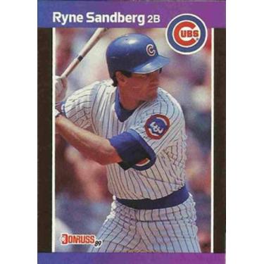 Imagem de Card de beisebol Donruss 1989 105 Ryne Sandberg Cubs - Marca Própria