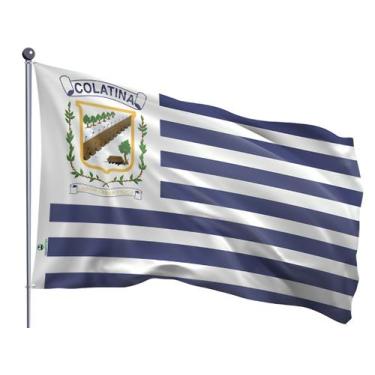 Imagem de Bandeira do Município de Colatina Uma Face Estampada Tamanho 90x128cm 