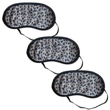 Imagem de Kit 3 Máscara De Dormir Malhada Tapa Olhos Anti Claridade - Rio Tijuca