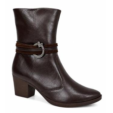 Imagem de Bota Dakota Mississipi Cano Médio Salto Bloco J1621 Marrom, Marrom, 36
