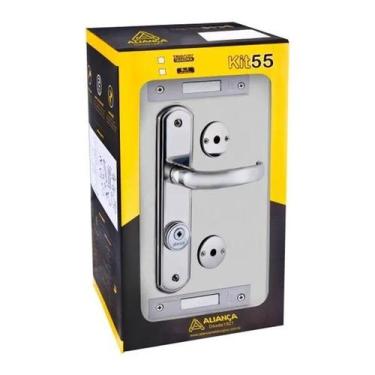 Imagem de Fechadura Trio Alianca Tetra Quadra 5560a Zt Cr - Aliança