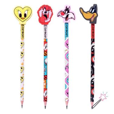 Imagem de Kit 4 Lápis Looney Tunes - Leo & Leo Personagem:KIT COM 4 - Leonora, K