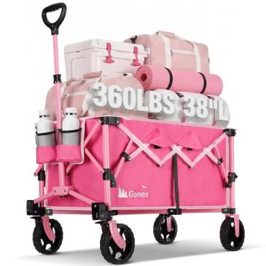 Imagem de Carrinho Dobrável Gonex 97 cm Capacidade de 100 kg Rosa