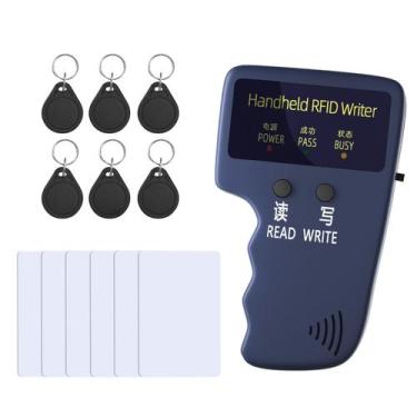 Imagem de Kit gravador e copiador RFID portátil ZGAGFZ 125 kHz T5577