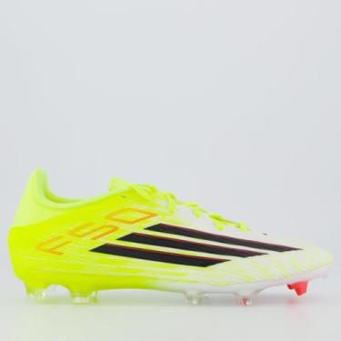 Imagem de Chuteira Adidas F50 League Campo Verde Limão, 42