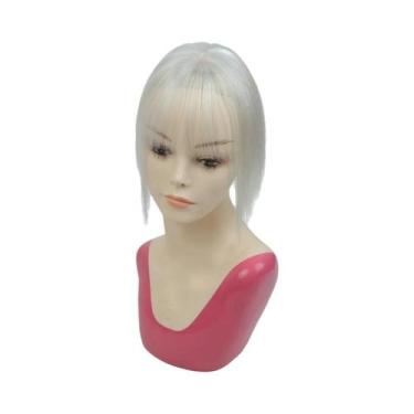 Imagem de Toppers De Cabelo Humano Real Para Mulheres 360 graus Franjas 3D De 20