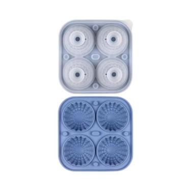 Imagem de Forma De Gelo De Silicone Em Formato De Bola De Cristal Grande Com Fun