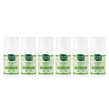Imagem de Kit 6 Desodorante Roll-On Coco e Toranja 55ML Boni Natural