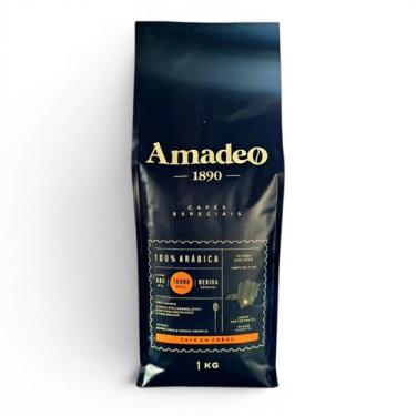 Imagem de Café Especial Amadeo Grãos 1kg Torra Média 84 Pontos 100 Arábica Premi