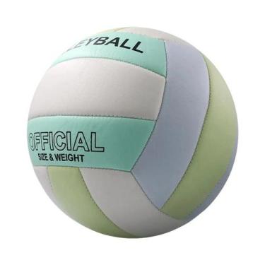 Imagem de Bola De Voleibol Macaron Tamanho Oficial NO.5, 27mm De Espessura, PVC 