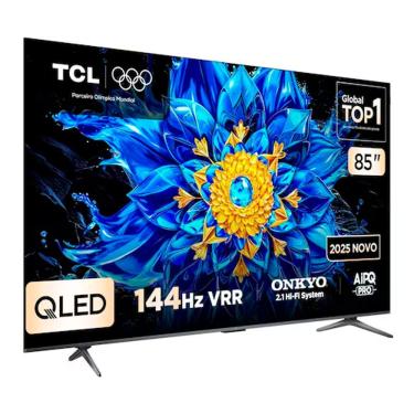 Imagem de Smart TV TCL 85P8L 85" 4K ULTRA HD QLED Preto Google TV 144Hz Dolby Atmos HDR10 Plus Bivolt