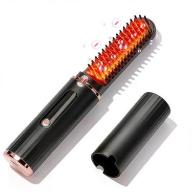 Imagem de Escova Alisadora de Cabelo Sdalix Sem Fio 4500mAh Iônica