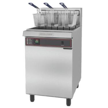 Imagem de Fritadeira Elétrica Água e Óleo 38L 1 Cuba Inox FAO-3-C 18000W Metalcu