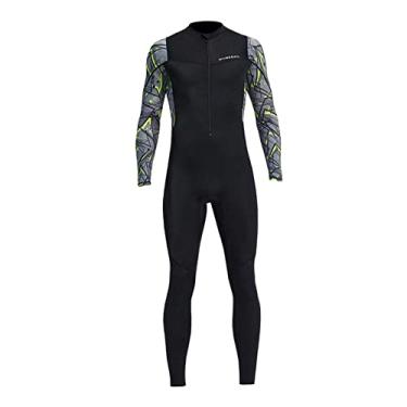 Imagem de de de neoprene de térmico de inteiro de compridas com zíper frontal para autônomo, XXL