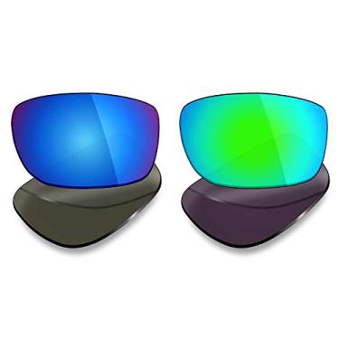Imagem de 2 pares de lentes polarizadas de substituição da Mryok para óculos de sol Oakley Monster Pup – Opções