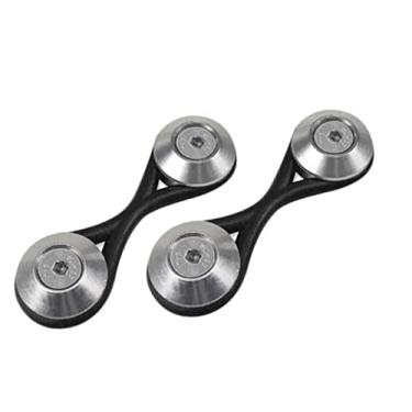 Imagem de P2 Anilha de Parachoque Trava Decorativo Prata Tdp09 - Alumínio - Ajuste Universal - Carros (universal) - Guarda-para-choque