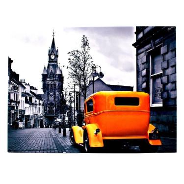 Imagem de Placa De Metal London Yellow Car ZC 10081605