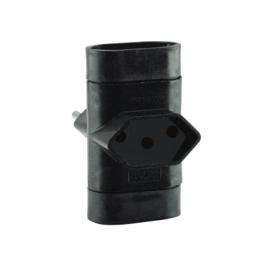 Imagem de Benjamin Normatizado Tripolar 10A Preto Force Line