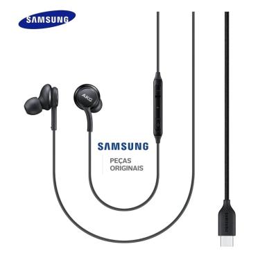 Imagem de Fone de Ouvido Original Samsung akg Entrada USB C Preto