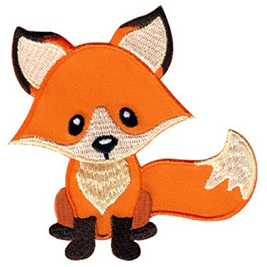 Imagem de PatchMommy Fox Patch, Passar a ferro/costurar – Aplicações para crianças