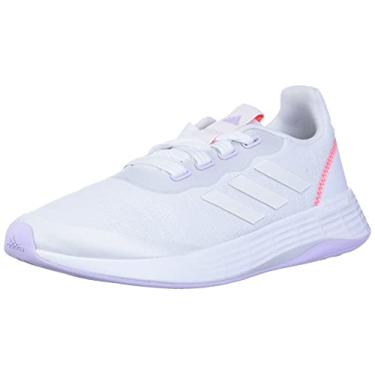 Imagem de adidas QT Racer Sport White/Purple Tint/Solar Red 9.5 B (M)