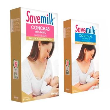 Imagem de Concha Savemilk Base Flexível Com 2 Unidades E Ganhe Concha Savemilk B