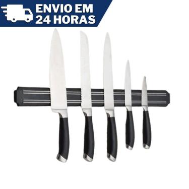 Imagem de Barra Magnética De Parede 49 Cm Para Facas E Utensílios