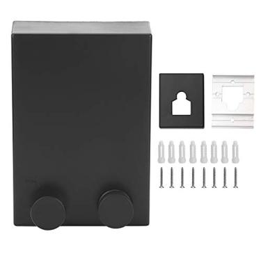 Imagem de Varal ZPSHYD, varal telescópico ajustável montado na parede para secar roupas corda de aço inoxidável para lavanderia de banheiro (preto)