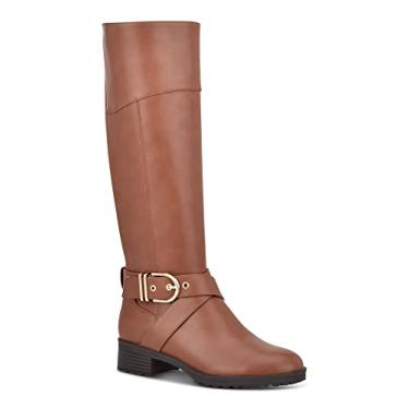 Imagem de Tommy Hilfiger Womens TWFORG2 Mid-Calf Mid-Calf Boots Brown 5 Medium (B,M)