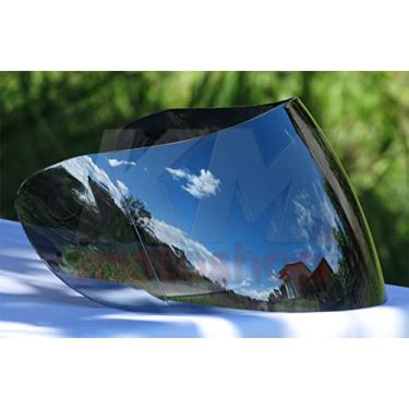 Imagem de Viseira Cromada Compativel Ls2 FF 350-360 Concepts Norisk FF 311 Texx Silver Eagle Rage Fire Shad Ad 204 Nitro N400 N150 Polivisor