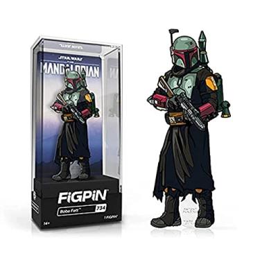 Imagem de FiGPiN Star Wars The Mandalorian - Boba Fett #734, broche esmaltado, broche colecionável