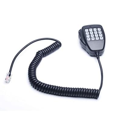 Imagem de MOOKEENONE Microfone portátil de 8 pinos para ICOM IC-706 IC-706MKII IC-706MKIIG IC-208H Alto-falante transceptor de presunto