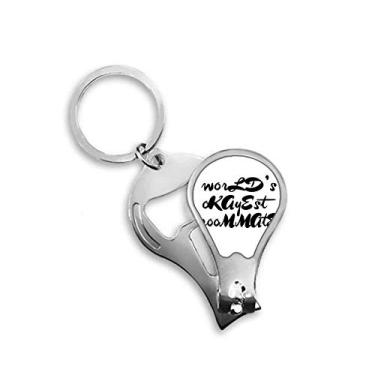 Imagem de World's Okayest Roommate Temporada de Formatura Cortador de Unhas Abridor Chaveiro Tesoura