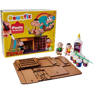 Imagem de i9 Brinquedos Kit de Pintura Posto Cascão e Cebolinha