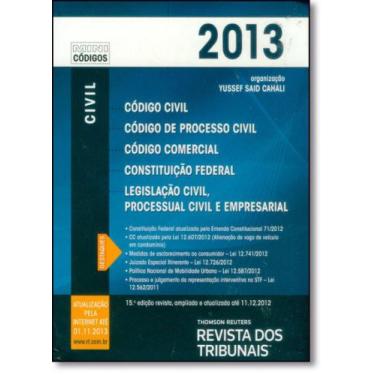 Imagem de Rt Mini Código 2013: Código Civil, Código De Processo Civil, Constitui